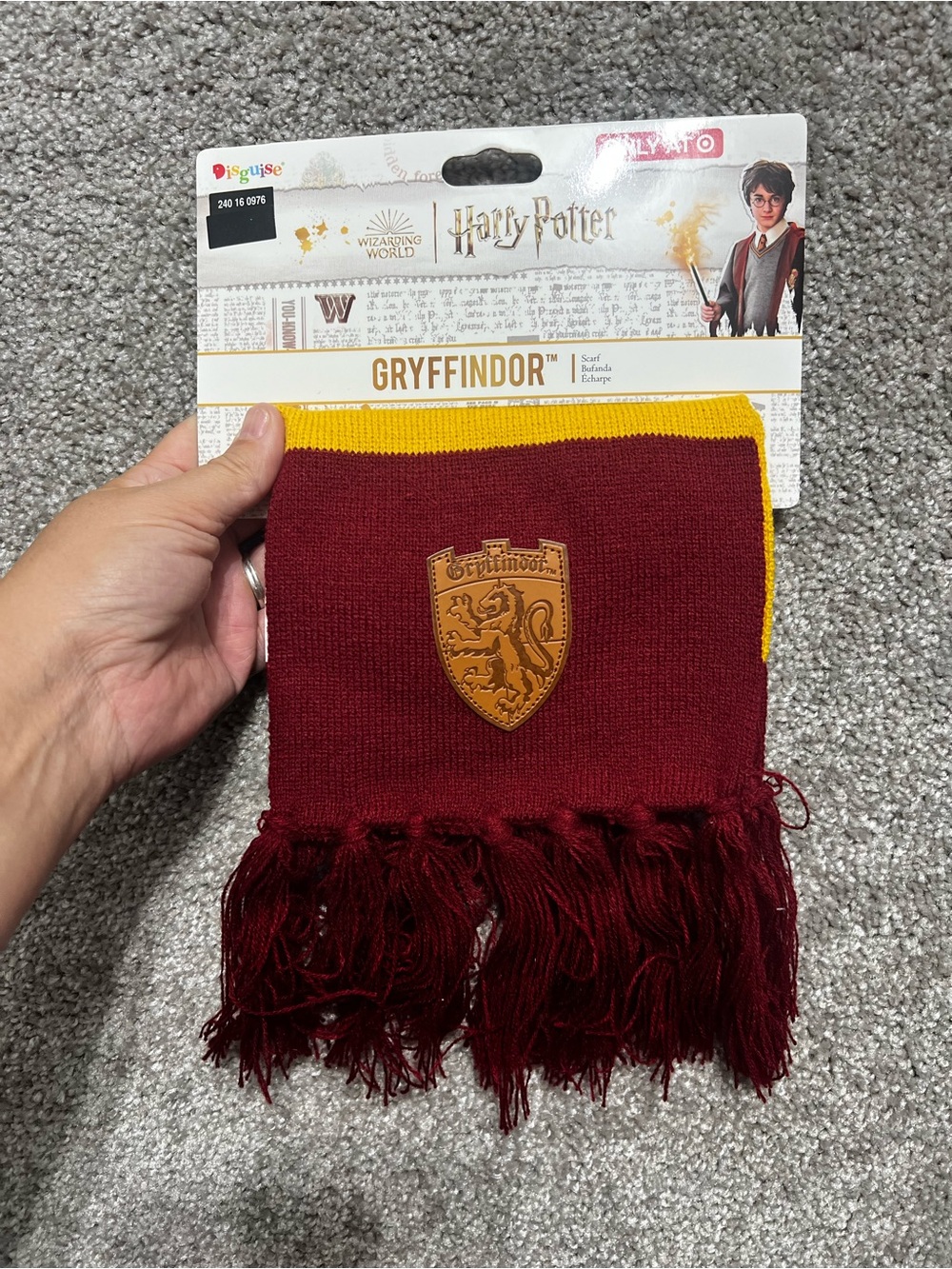 Disguise Harry Potter Gryffindor House Scarf costume New